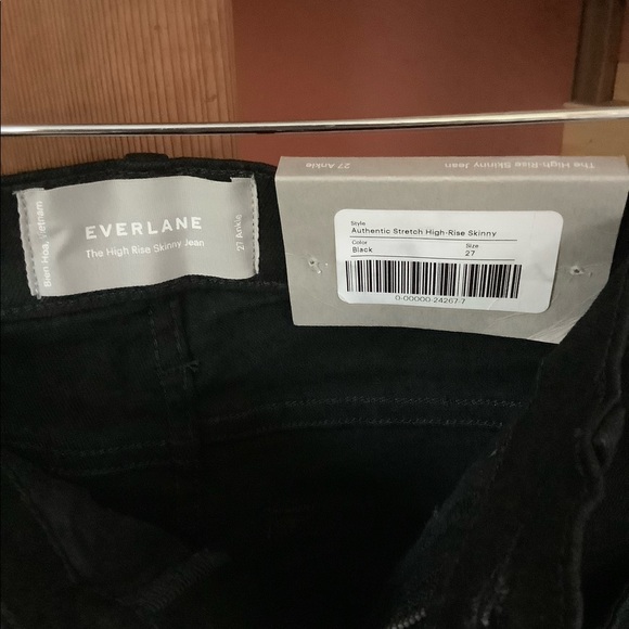 NWT Everlane Authentic Stretch High Rise Skinny Ankle Size 27 - Picture 5 of 6
